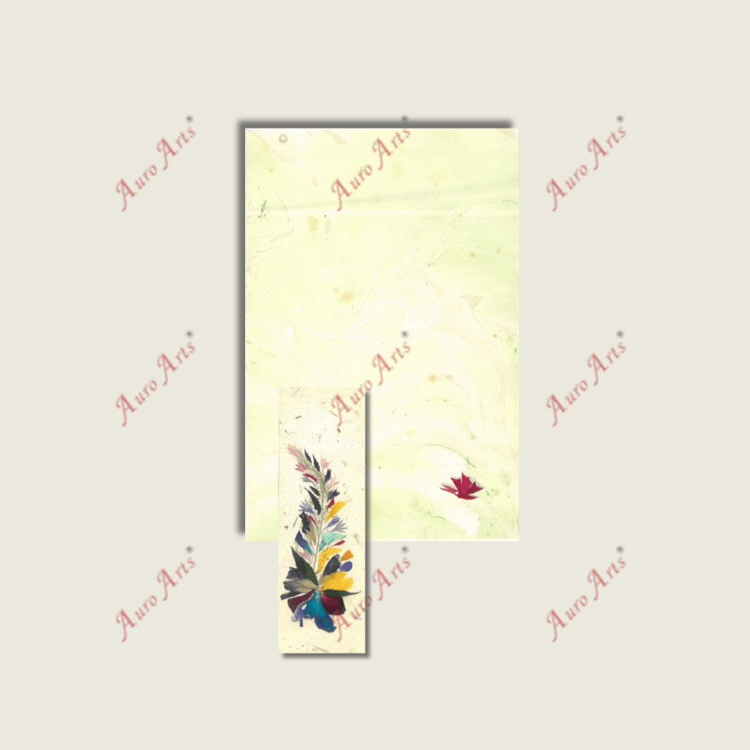 Butterfly letter sheet and Miniature Floral Envolope 1