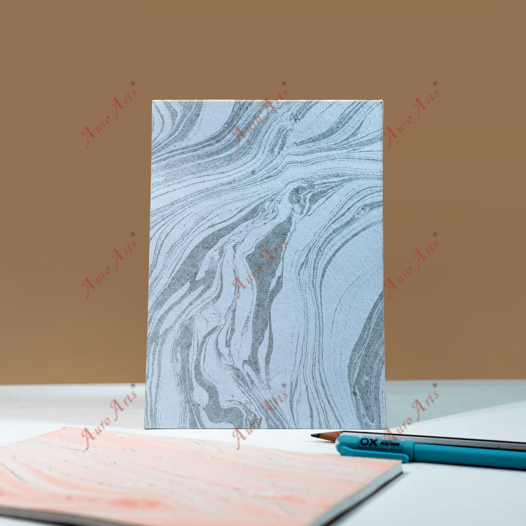 "Blue marbled" Notepad