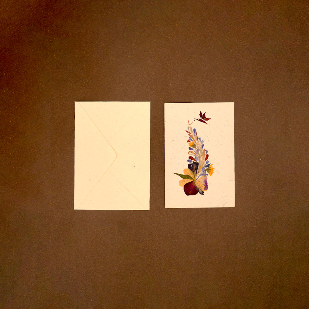 Butterfly Theme Card with Envelope