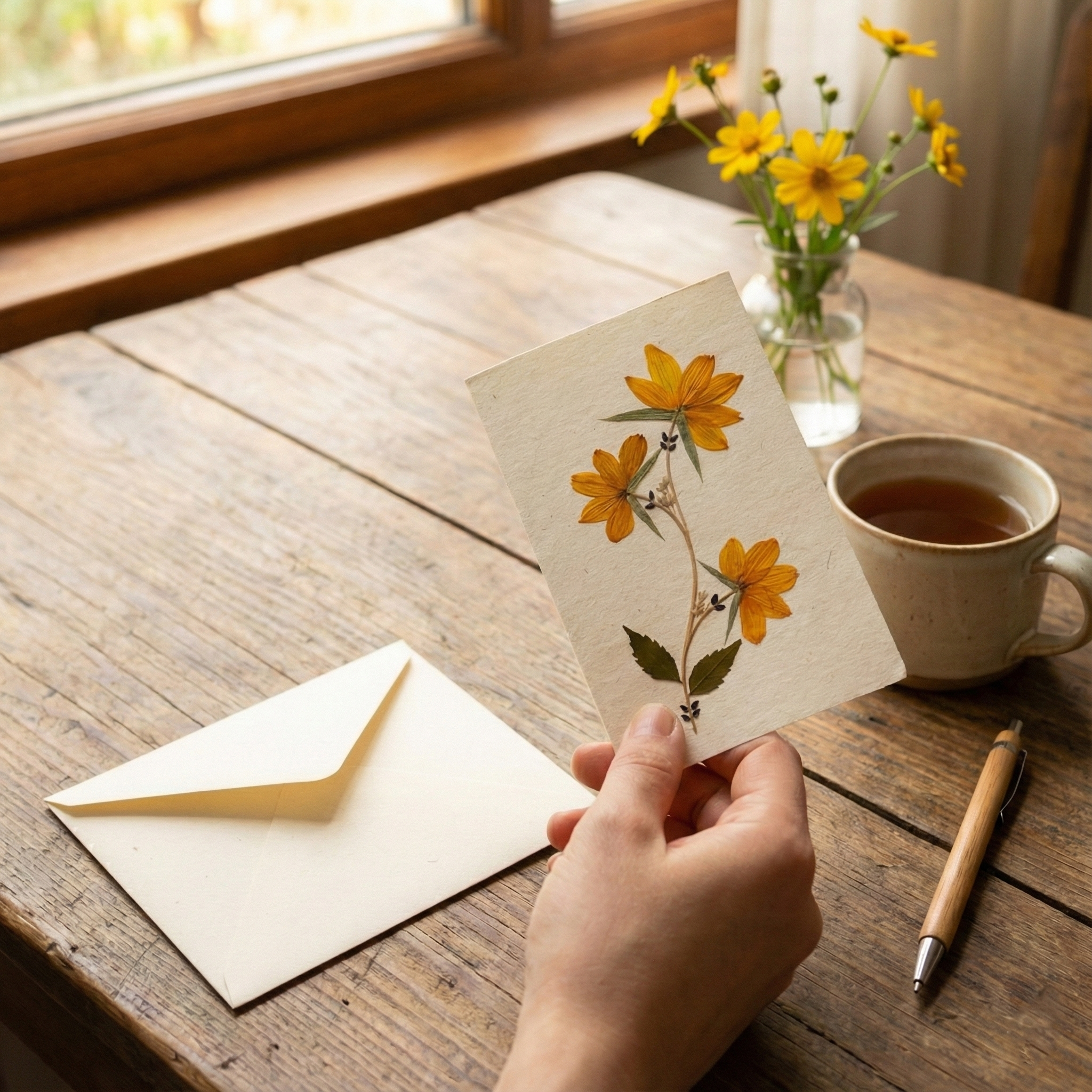 Sunflower Card with Envelope